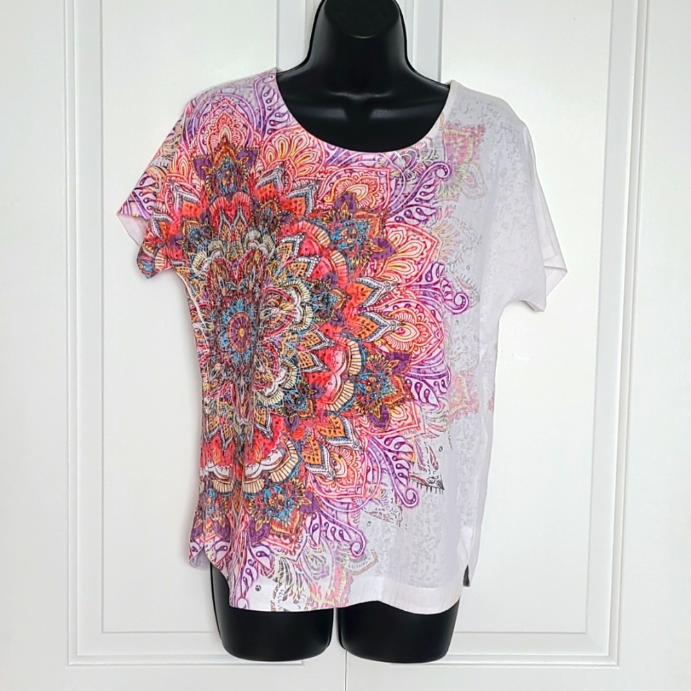 Zenergy by Chico’s With Rhinestones Tee